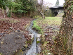 Le lavoir en dessous...