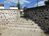 L'escalier a été repris