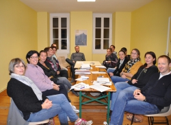 Les participants à la...