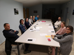 Les participants à la...
