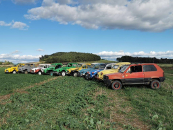 Une dizaine de 2CV...