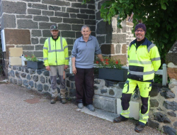 Plantation des fleurs